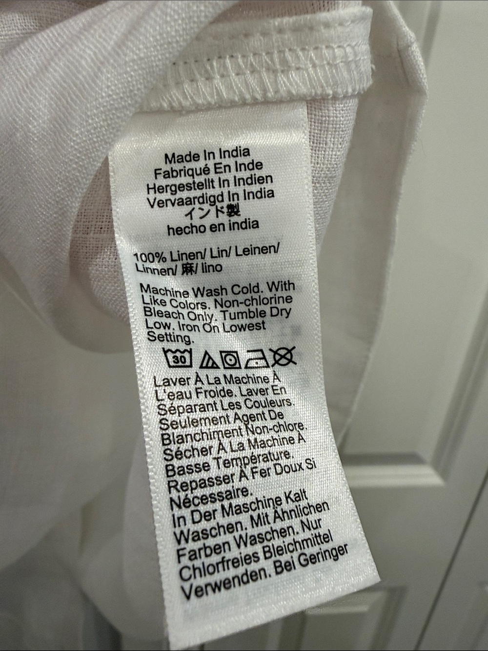 J. Crew White Linen Sleeveless Boxy Cropped Tank - Picture 4 of 4